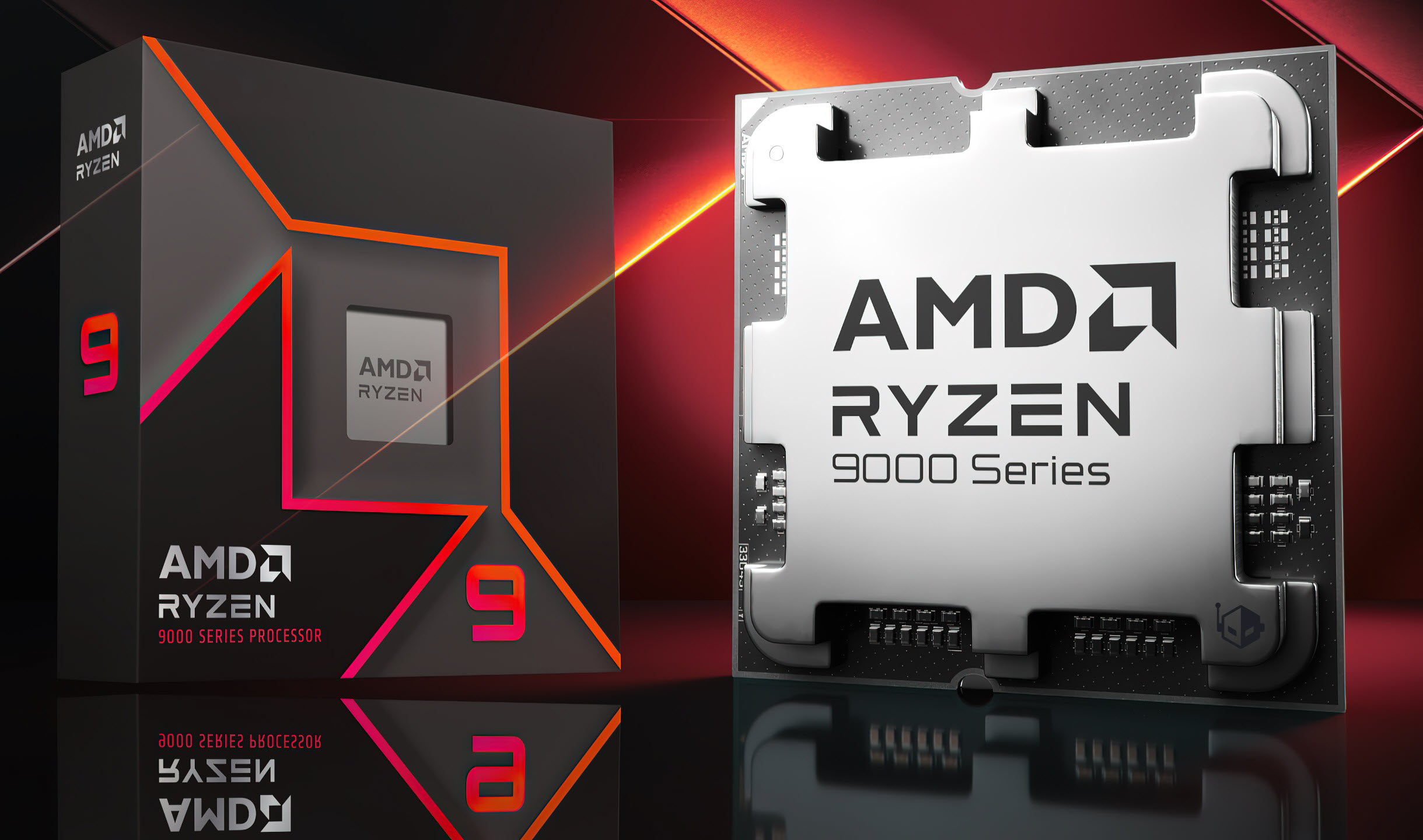 AMD Ryzen 9000 series processor close-up