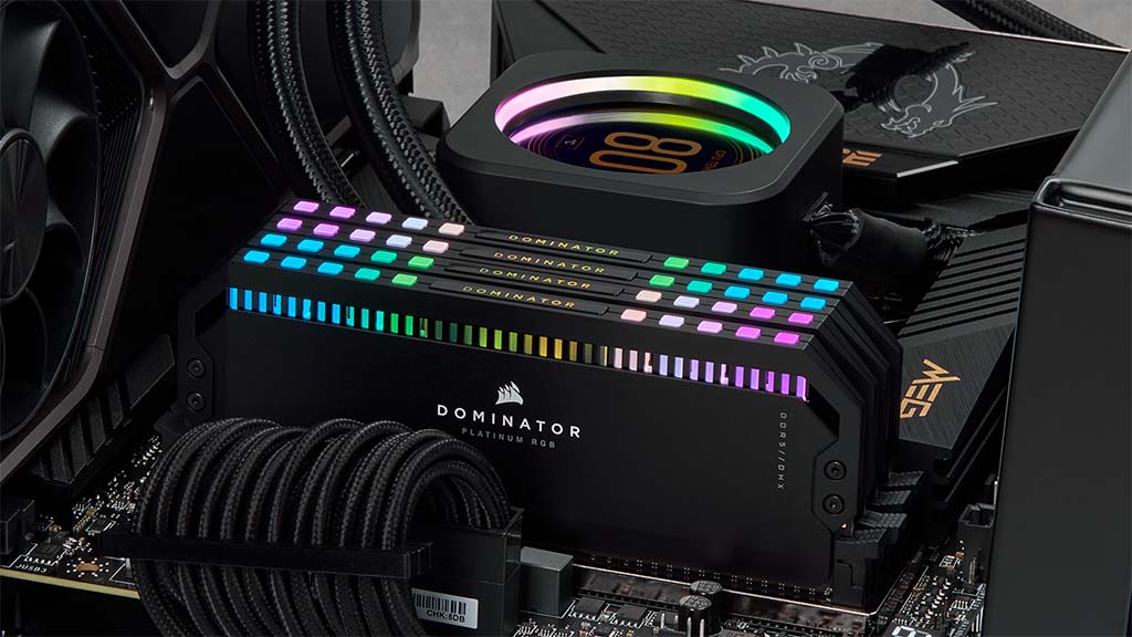 Corsair Dominator Platinum RGB memory setup