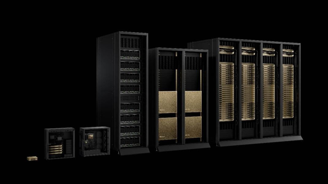 NVIDIA NVL72 Blackwell rack lineup